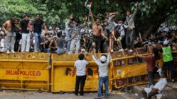 A visual from the CJP protests in Delhi | Image credit: REUTERS