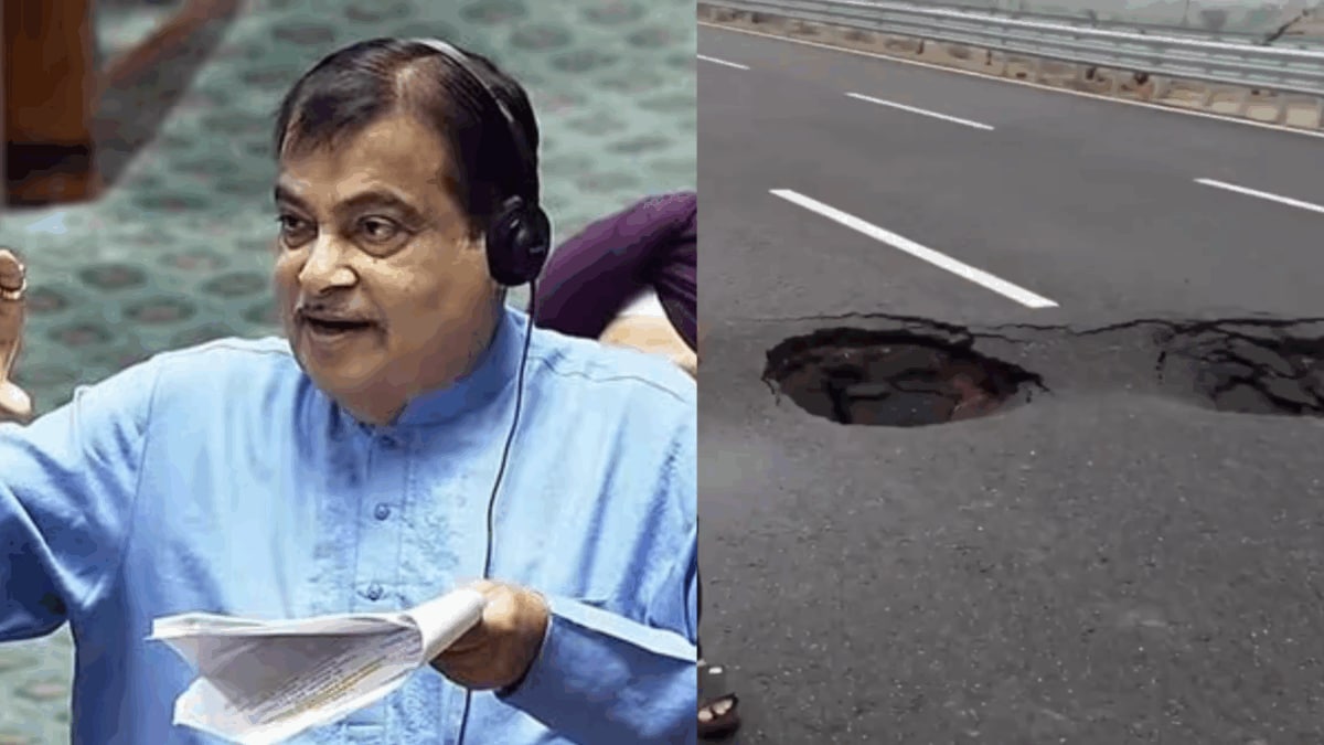 Potholes On Delhi-Dehradun Expressway Were Repaired Without Any Expenditure To Govt: Nitin Gadkari In RS