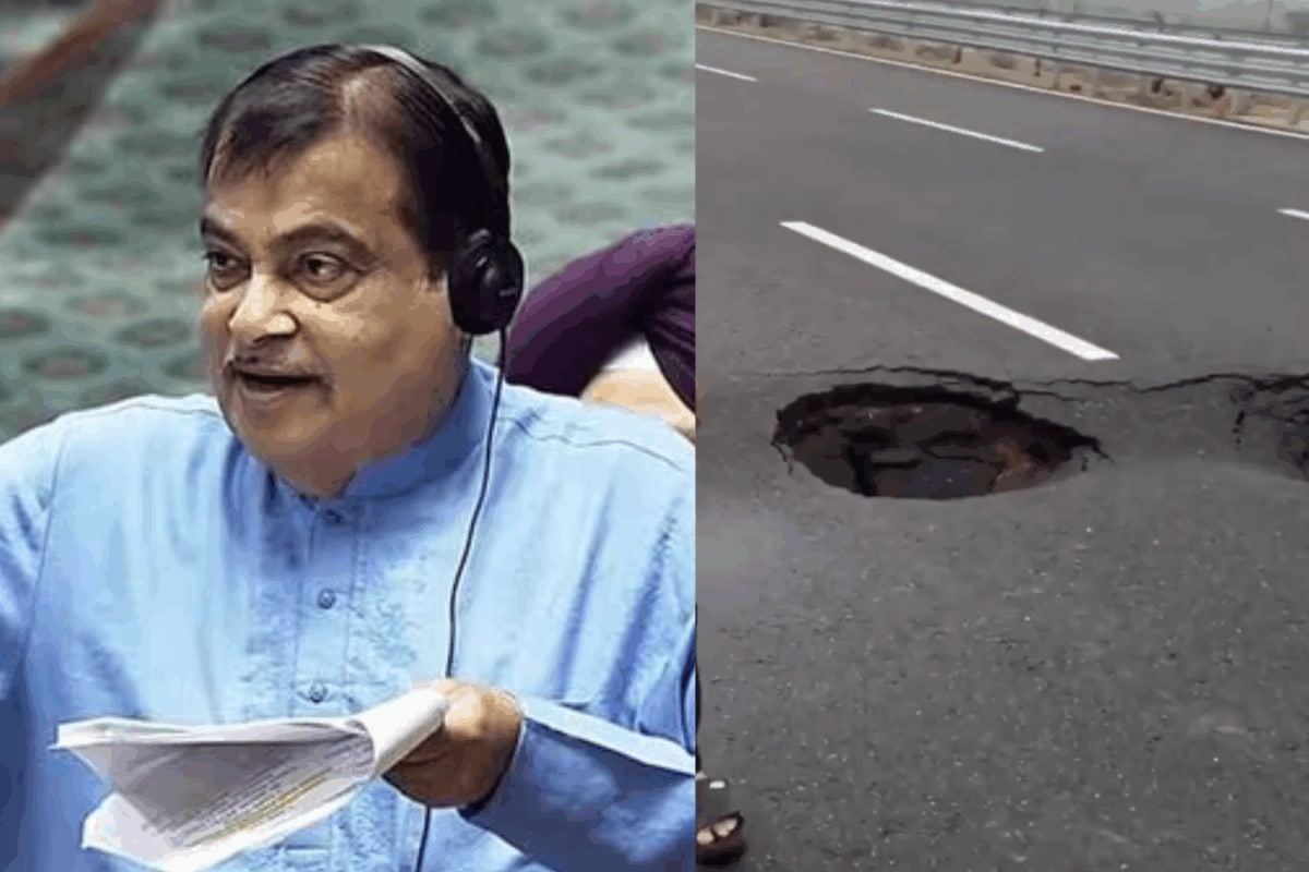 Potholes On Delhi-Dehradun Expressway Were Repaired Without Any Expenditure To Govt: Nitin Gadkari In RS