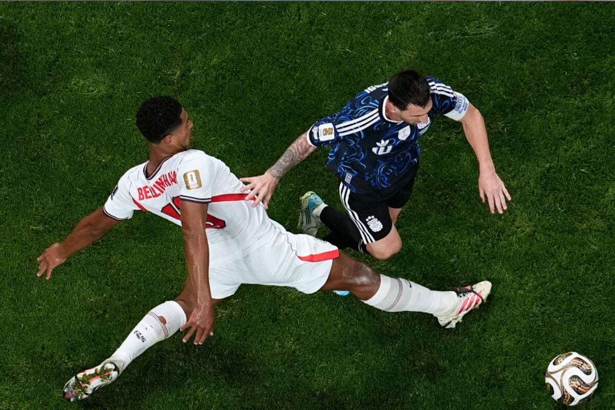Lionel Messi’s Priceless Response To Jude Bellingham’s On-Field Provocation Goes Viral