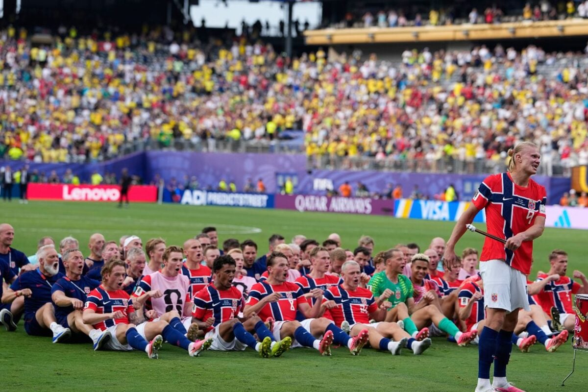 Erling Haaland Sparks Viking Celebrations As Norway Make FIFA World Cup History