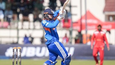 Vaibhav Sooryavanshi played a match-winning knock against Zimbabwe (Picture credit: BCCI)