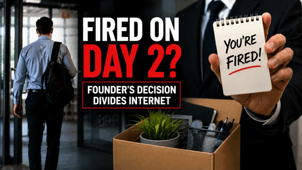 Founder Fires Employee on Day 2