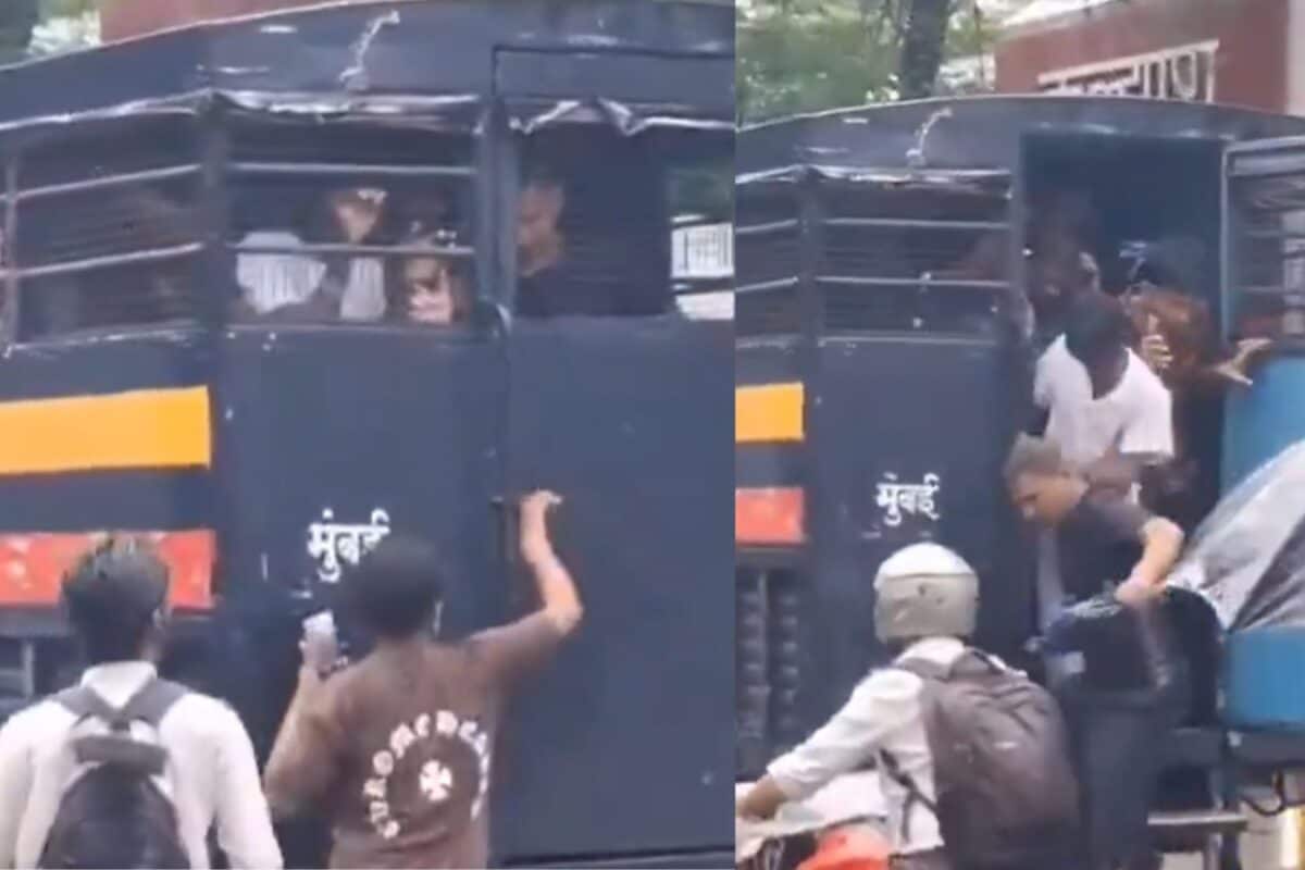 'Hacker Hai Bhai Hacker': Video Claims CJP Protesters Escaped Police Van In Mumbai | Watch