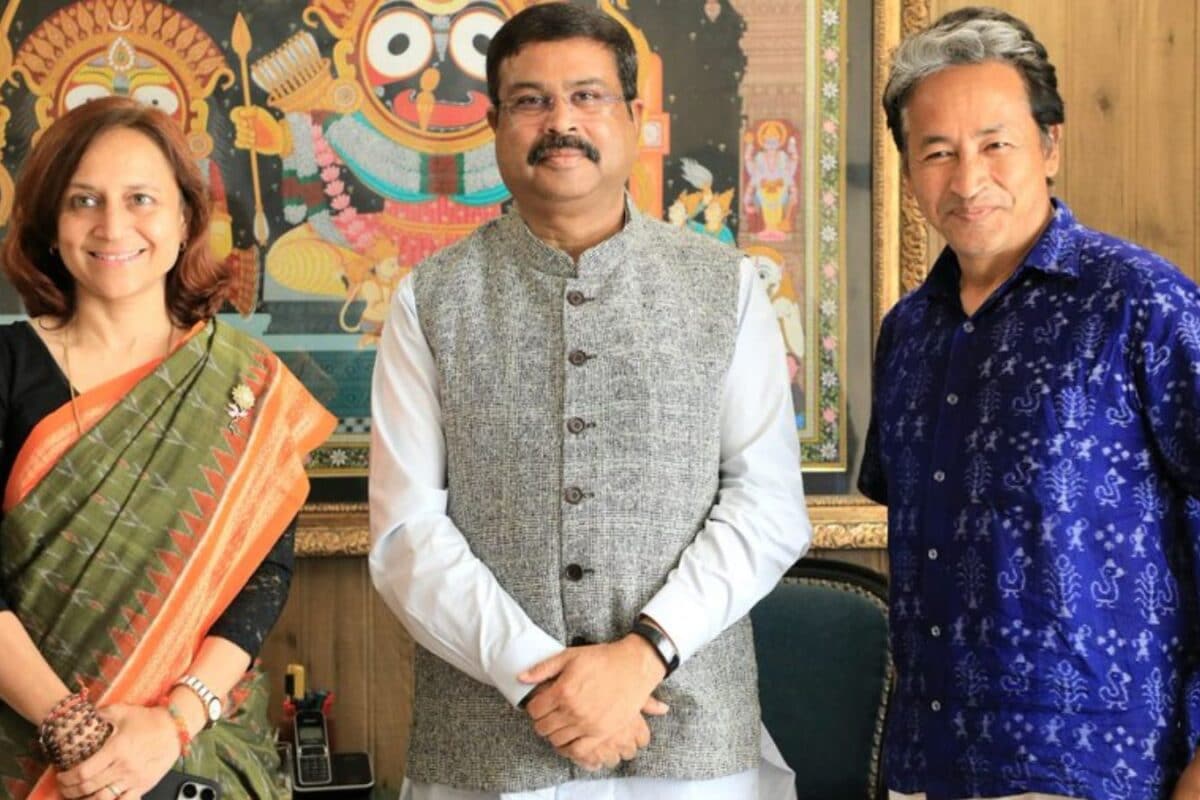 'Wonderful Conversations': Dharmendra Pradhan's Old Post With Sonam Wangchuk Goes Viral