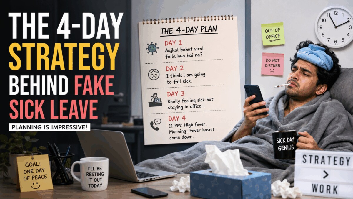 Mumbai Man's Viral Sick Leave Strategy