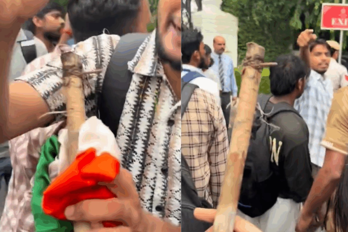 'False, Misleading': Delhi Police Fact-Checks Videos Claiming Nail-Fitted Batons Used On Protesting Students