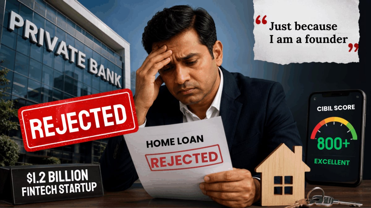 Indian founder of $1.2B startup says bank rejected home loan application: 'Just because I am a founder'