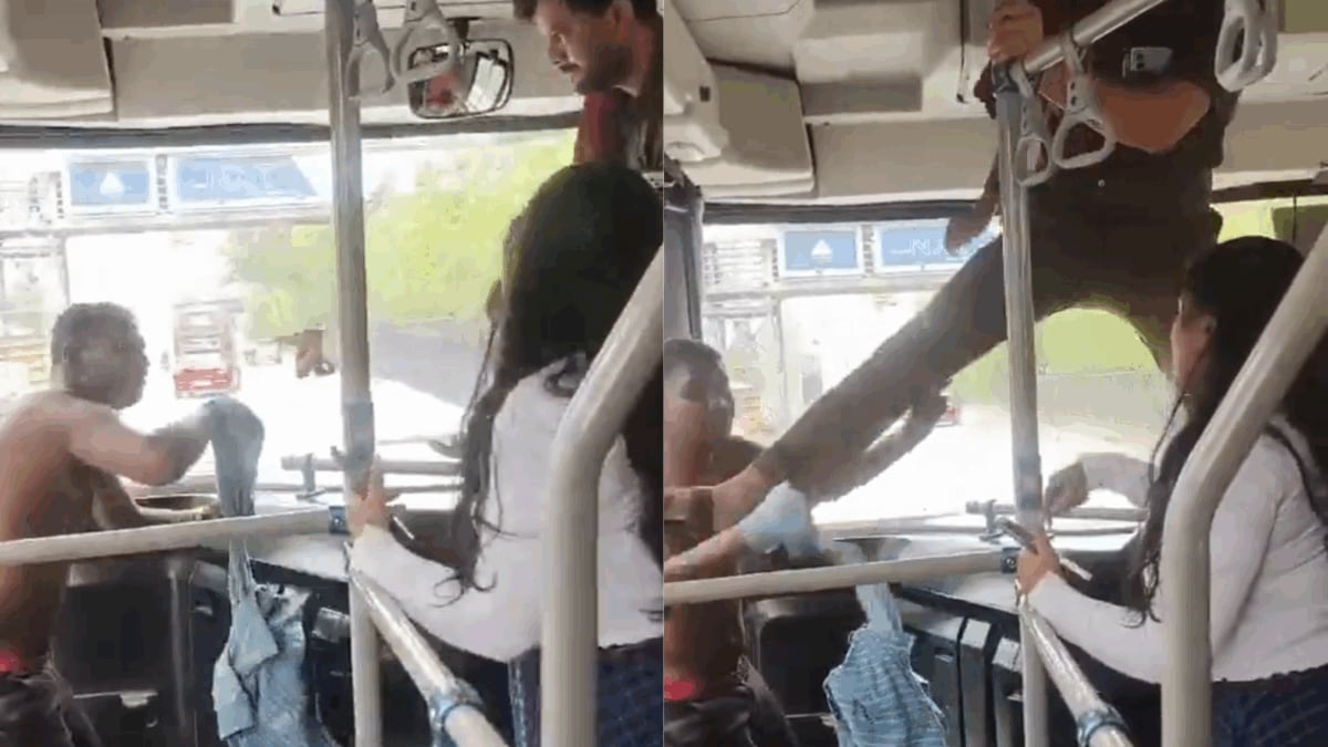 Caught On Cam: Bengaluru Woman Alleges Sexual Harassment On Bus. Driver Kicks, Slaps Accused