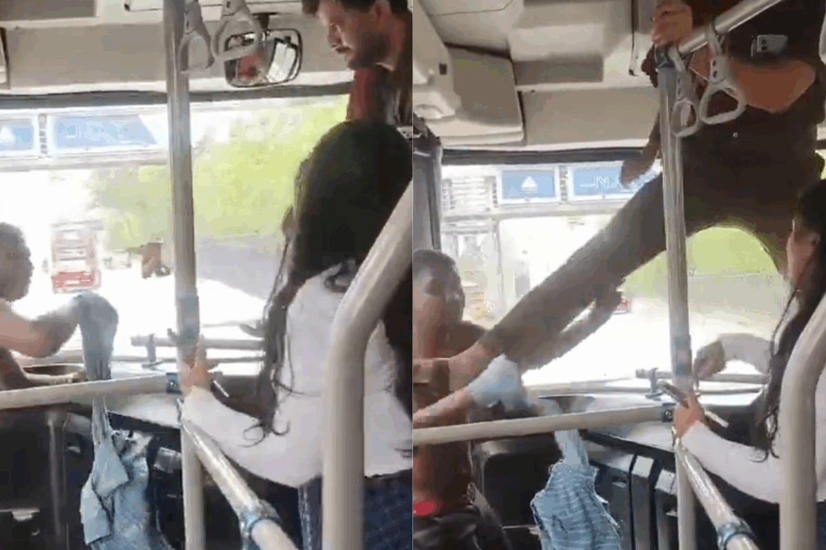 Caught On Cam: Bengaluru Woman Alleges Sexual Harassment On Bus. Driver Kicks, Slaps Accused