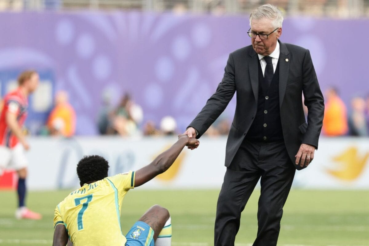 Carlo Ancelotti Reveals Why Vinicius Jr Didn't Take Penalty In Brazil's FIFA World Cup Exit