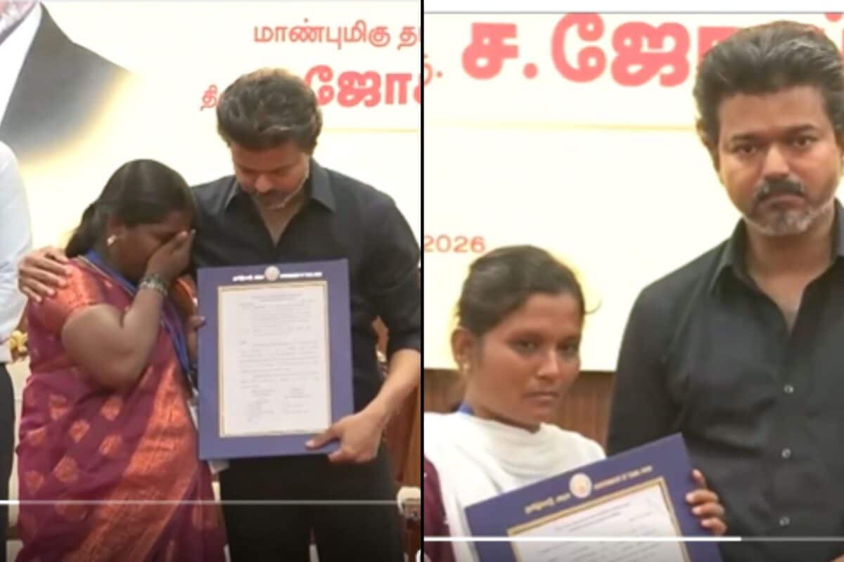 Tamil Nadu CM Vijay Breaks Down While Meeting Families Of Karur Stampede Victims | Video
