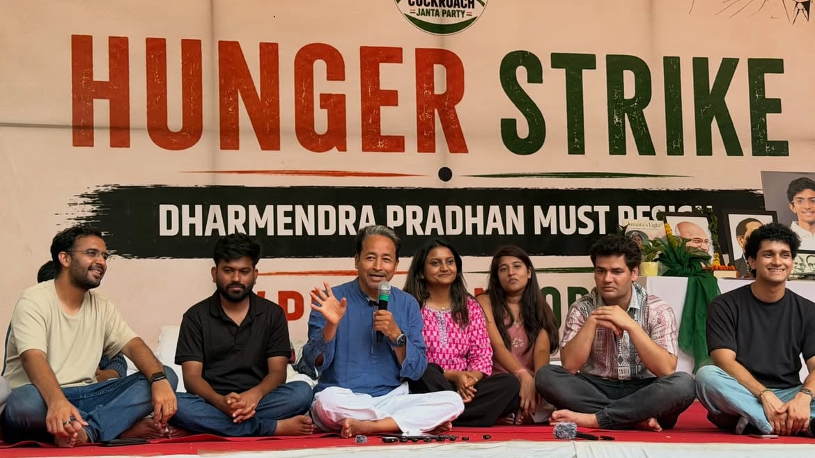 Announcing his removal as CJP’s spokesperson, the party wrote on X, “We strongly condemn the deeply insensitive actions of our spokesperson Vijeta Dahiya, whose videos surfaced while peaceful protestors and our team were facing brutal police violence. Such conduct is unacceptable, shows a complete lack of judgment, and is wholly inconsistent with the values and principles of our movement. In response we are removing Vijeta Dahiya as spokesperson of the Cockroach Janta Party and relieving him of all the official duties.” Announcing his removal as CJP’s spokesperson, the party wrote on X, “We strongly condemn the deeply insensitive actions of our spokesperson Vijeta Dahiya, whose videos surfaced while peaceful protestors and our team were facing brutal police violence. Such conduct is unacceptable, shows a complete lack of judgment, and is wholly inconsistent with the values and principles of our movement. In response we are removing Vijeta Dahiya as spokesperson of the Cockroach Janta Party and relieving him of all the official duties.”