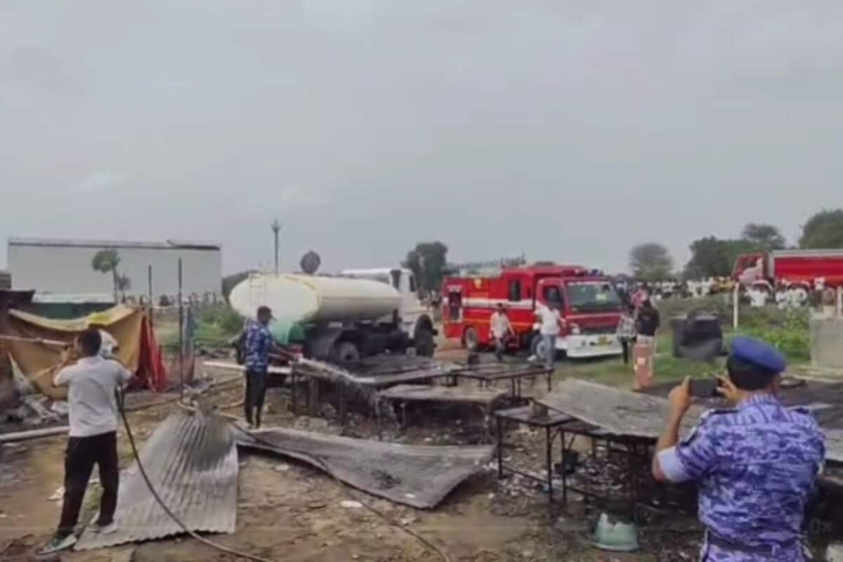 At Least 8 Dead, 5 Injured After Massive Fire Engulfs Firecracker Factory In Ahmedabad