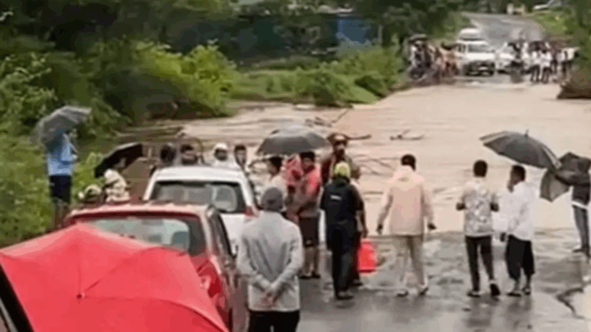 Bhimashankar Shut: Dual Route Collapse Isolates Shrine As Ghat Rains Peak