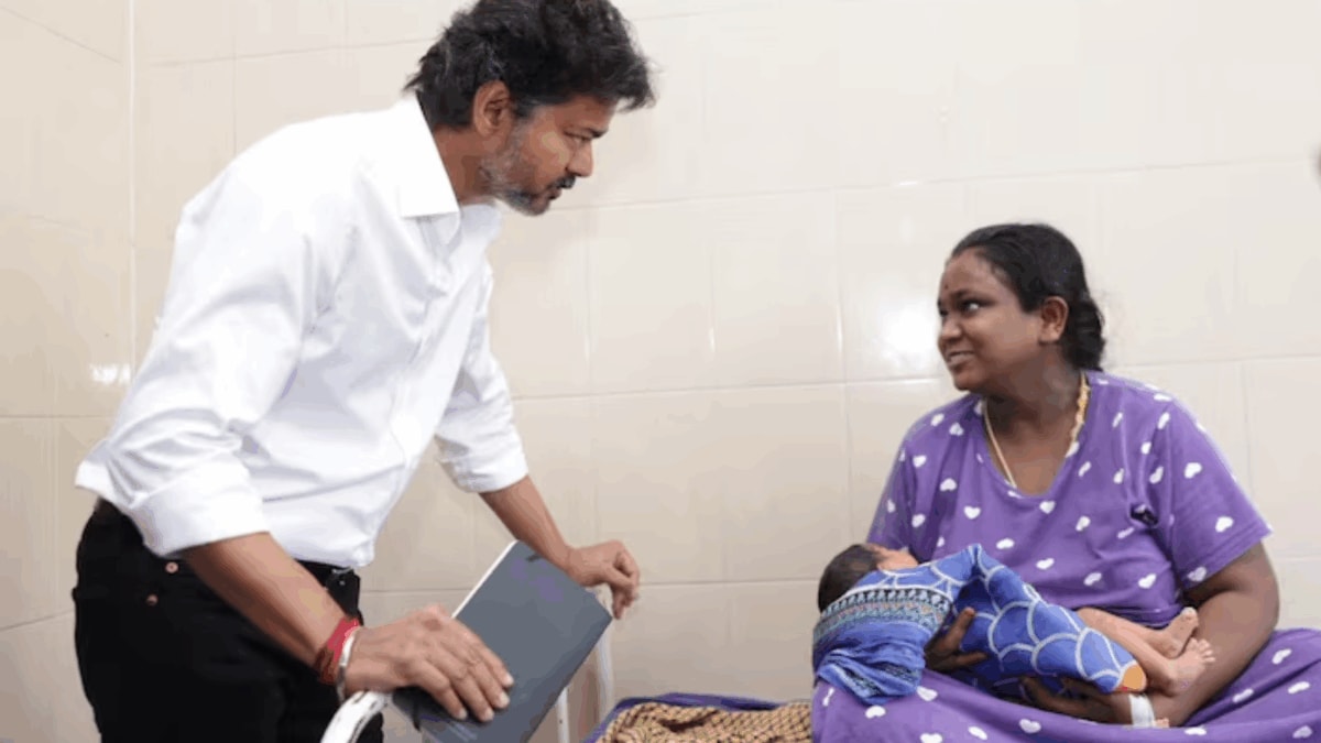 CM Vijay Does It Again: After Viral Note-Taking Moment, Now Seen With Diary At Egmore Hospital