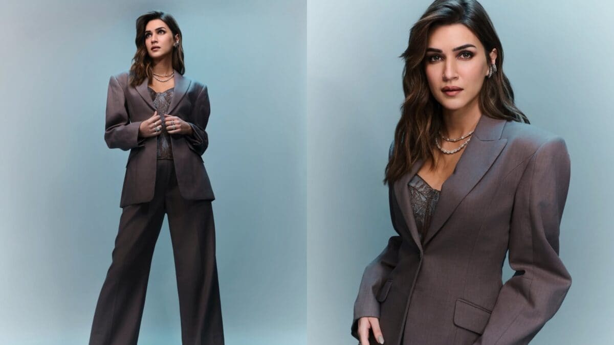 Kriti Sanon Rocks Power Suit with Corset