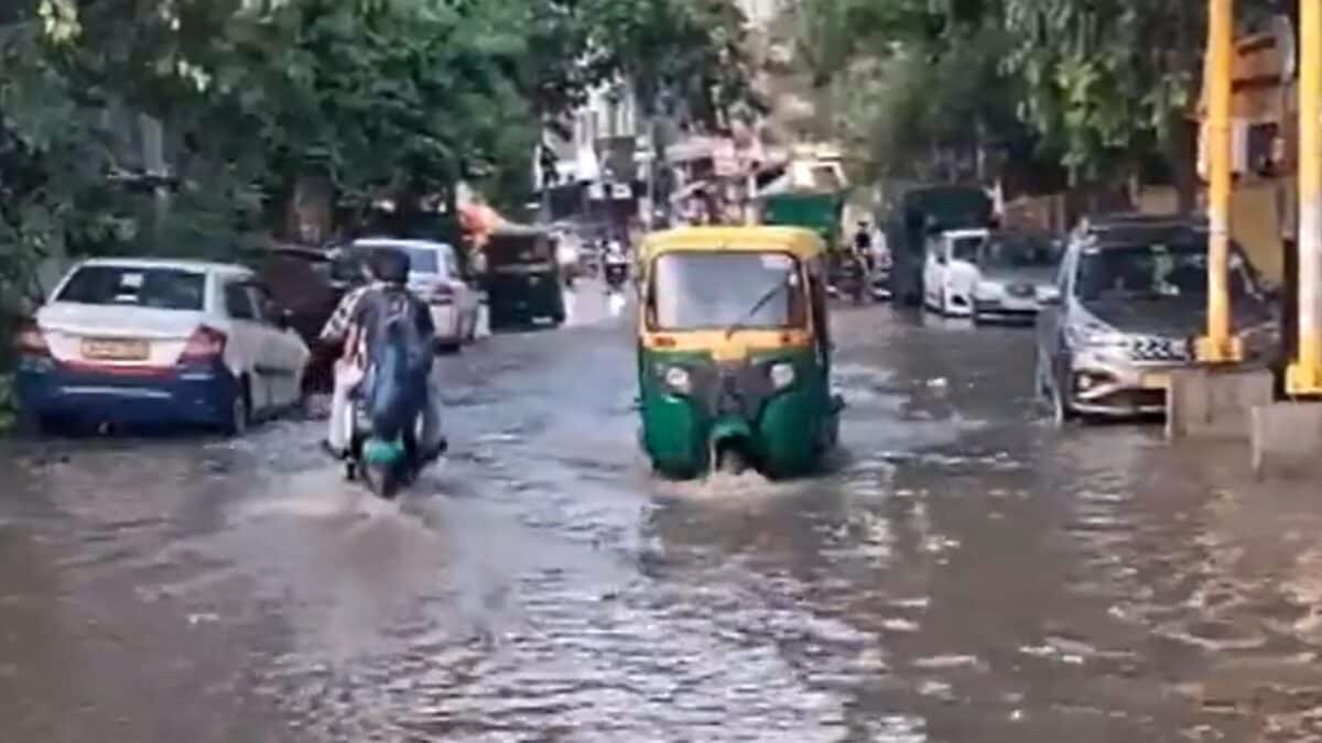 Several Parts Of Delhi, Noida Waterlogged As Monsoon Showers Trigger Chaos | Watch