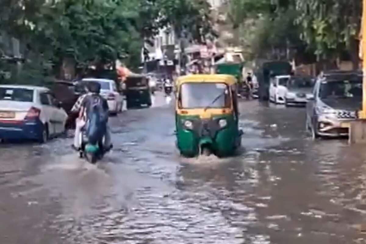 Several Parts Of Delhi, Noida Waterlogged As Monsoon Showers Trigger Chaos | Watch
