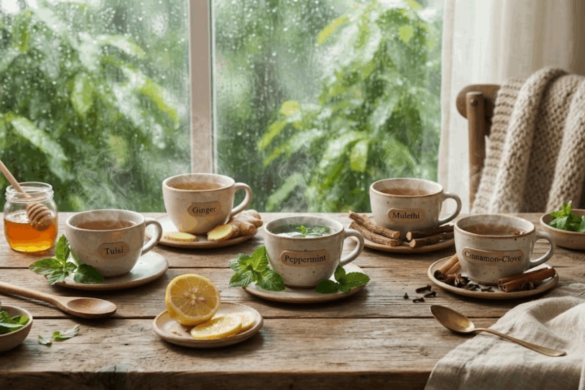 Monsoon Wellness: 5 Herbal Teas You Should Drink This Season
