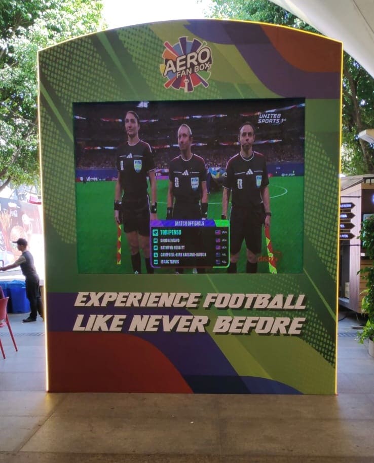 Beyond giant LED screens, Mumbai Airport has created a festive fan zone with football-themed décor and curated food and beverage options.