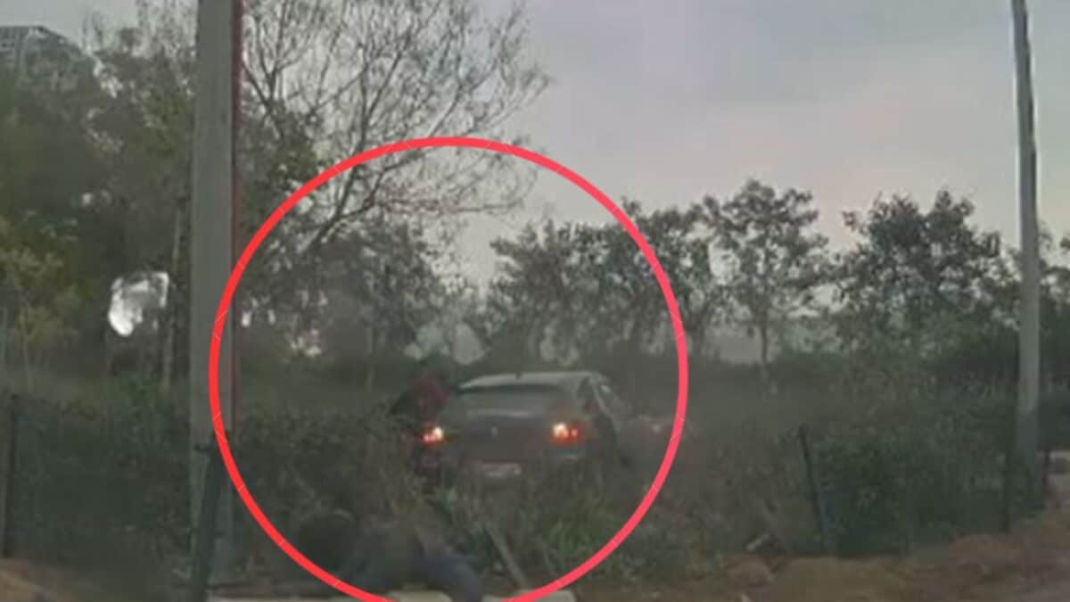 Gurugram Hit-and-Run: Speeding Car Hits Two, Driver Flees; Police Launch Probe