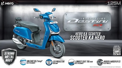 Hero MotoCorp has launched the all-new Destini 110