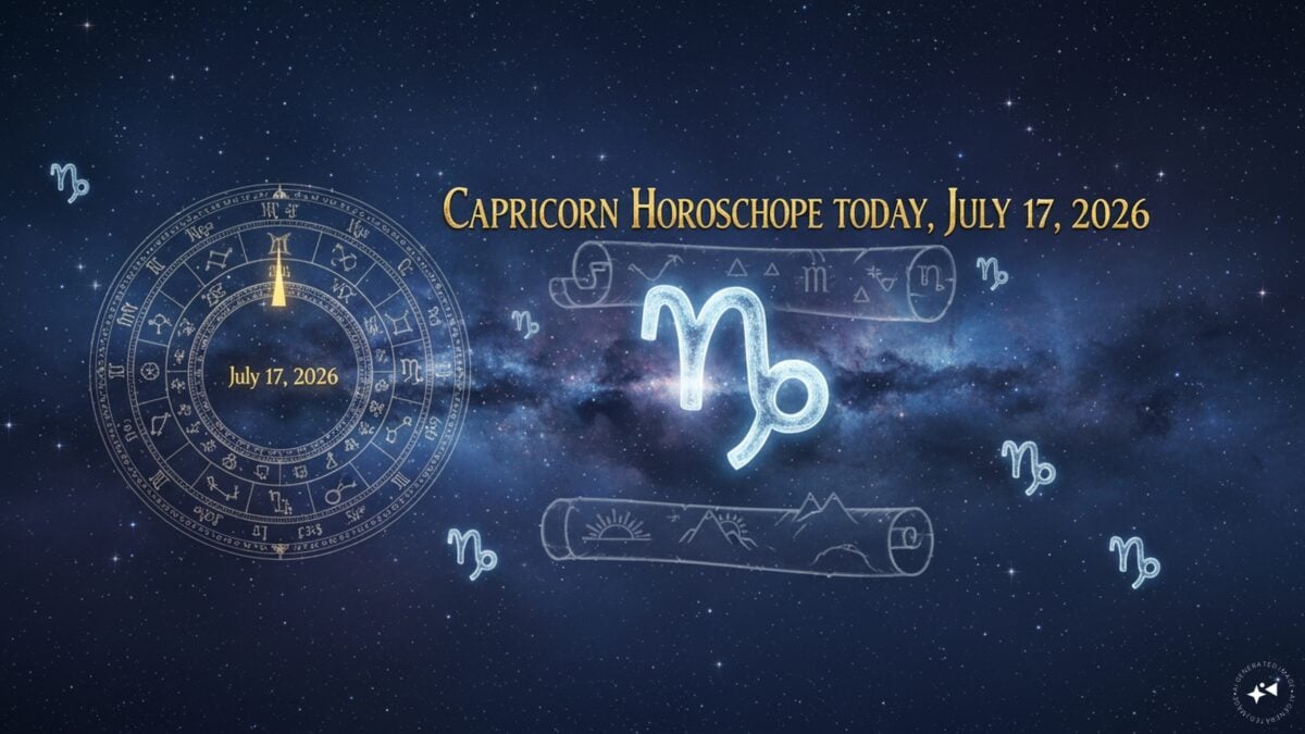 Capricorn Horoscope Today, July 17 2026