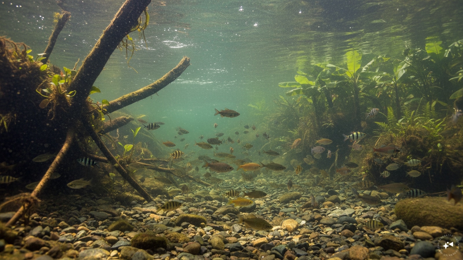 Freshwater Fish Begin Spawning: Many freshwater fish species use the monsoon season to migrate and spawn. Rising water levels create new breeding grounds in rivers, streams and floodplains.