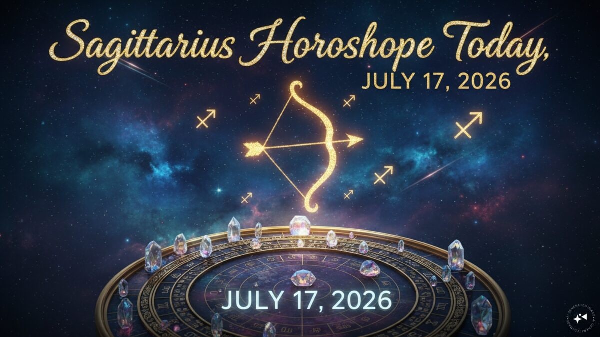 Sagittarius Horoscope Today, July 17 2026
