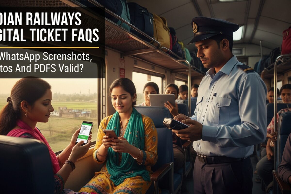 Indian Railways Digital Ticket FAQs: Are WhatsApp Screenshots, Photos And PDFs Valid?