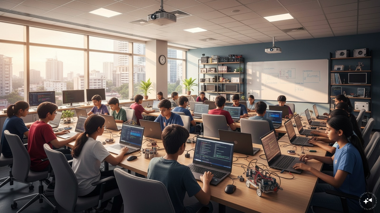 Coding skills are useful for careers in software development, automation, websites, apps and emerging technologies. Basic programming knowledge can help youth understand and create digital solutions. (AI photo) Coding skills are useful for careers in software development, automation, websites, apps and emerging technologies. Basic programming knowledge can help youth understand and create digital solutions. (AI photo)
