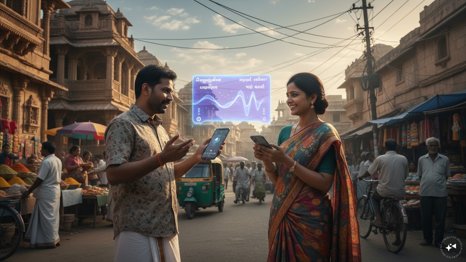 AI Is Breaking Language Barriers: India is home to hundreds of languages and dialects. AI-powered translation and speech recognition tools are making communication easier by translating conversations, generating subtitles and helping people access digital services in their preferred language. (AI photo)