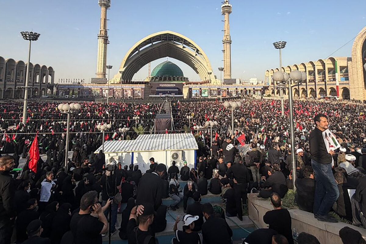'Death To America, Israel' Chants Ring Out As Ayatollah Ali Khamenei's Funeral Begins In Iran | Watch