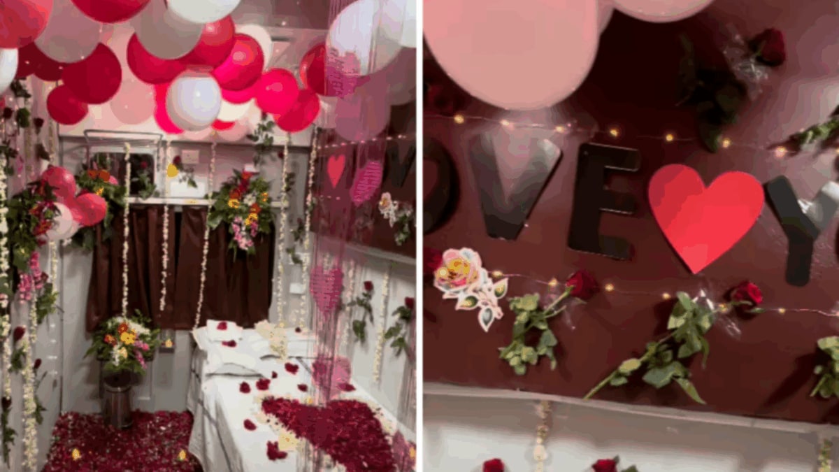 Jalna Viral Video: Railways Suspends TTE, Books Decorator Over Couple's 'Honeymoon' Coupe