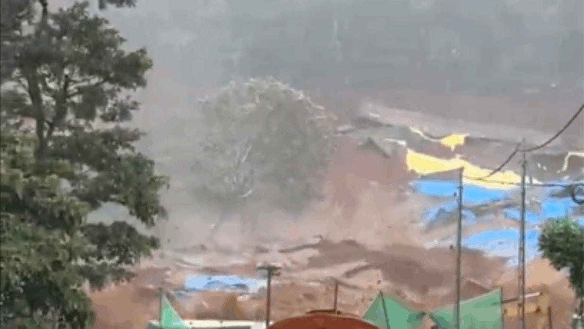 Massive Landslide Hits Kerala’s Wayanad Tunnel Project Site, Several Feared Trapped | Video