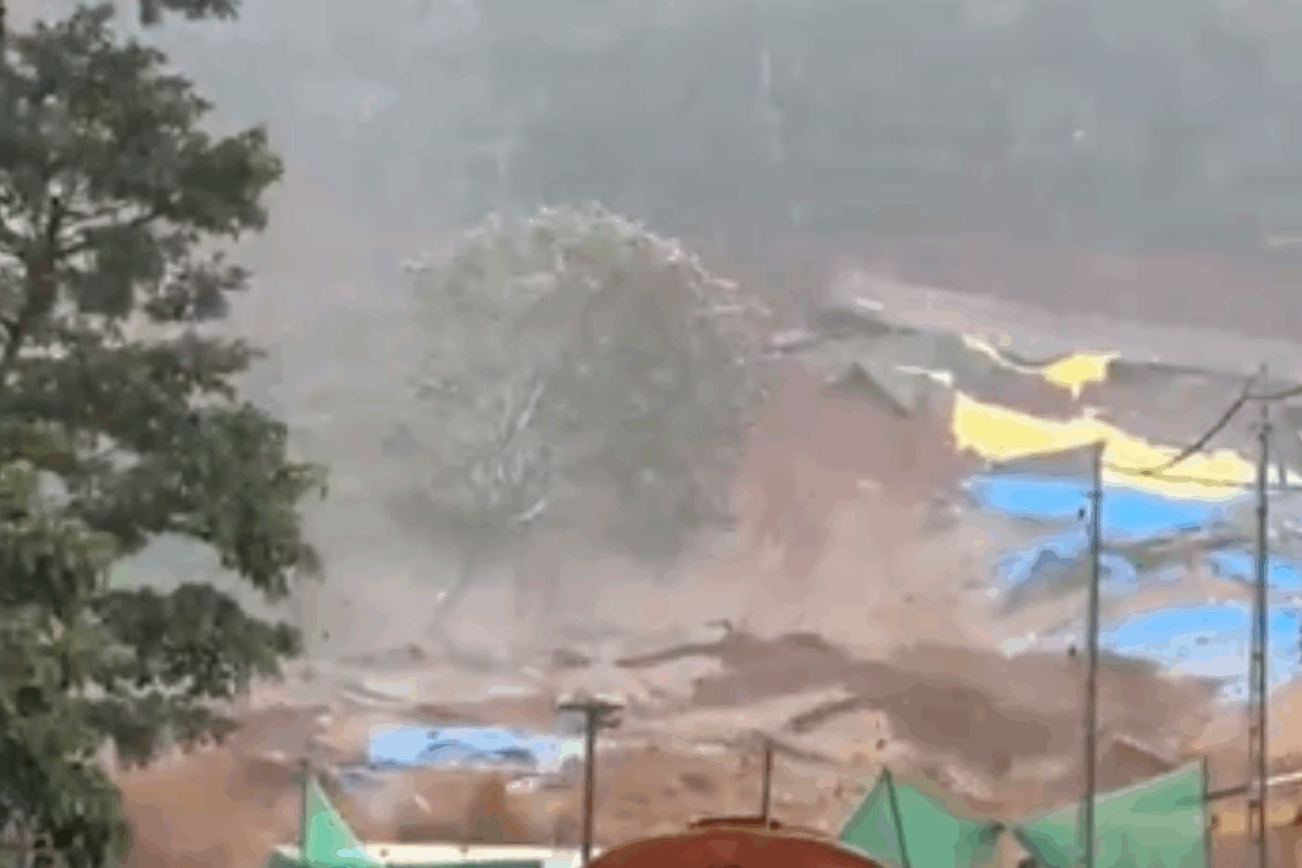 Massive Landslide Hits Kerala’s Wayanad Tunnel Project Site, Several Feared Trapped | Video