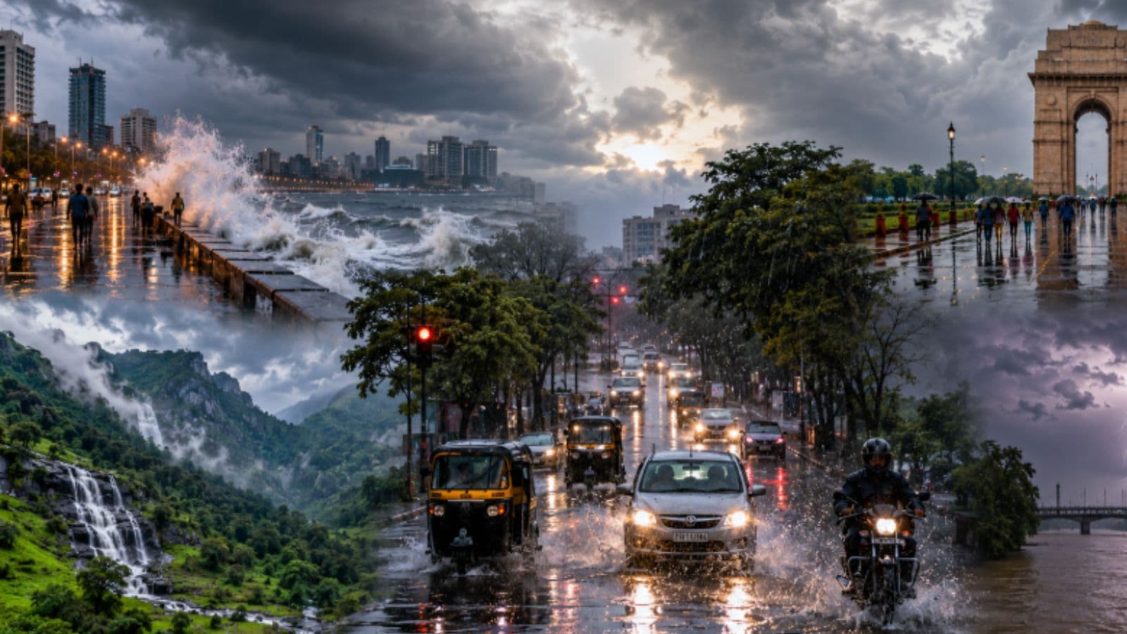 Monsoon Fury Returns: Mumbai Waterlogged, Red Alert For Delhi; Check IMD's Latest Forecast