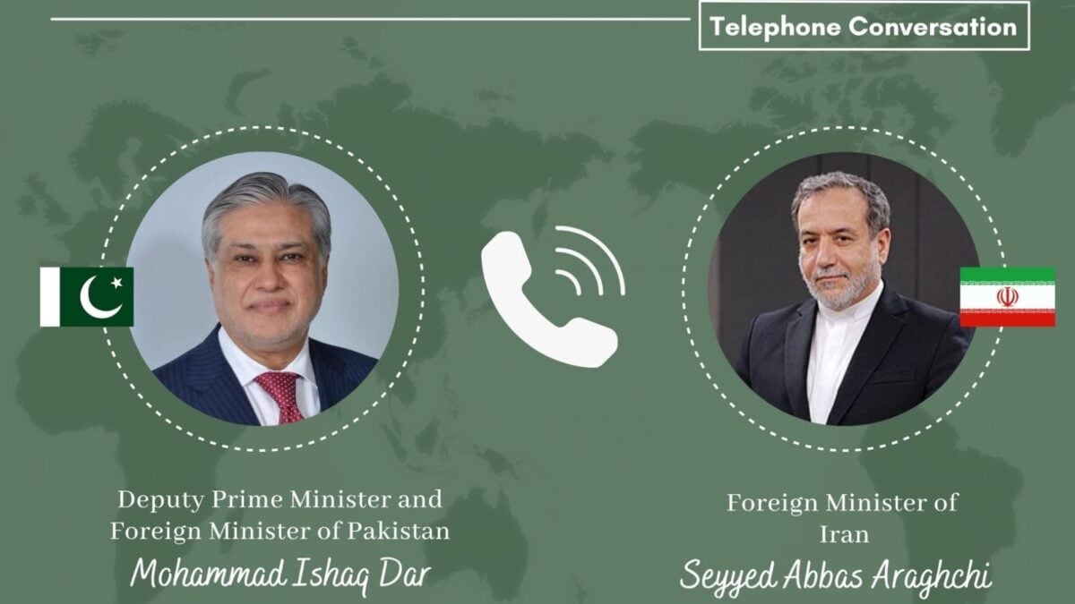 Pakistan, Iran Foreign Ministers Discuss US Situation, Call For De-Escalation And Dialogue