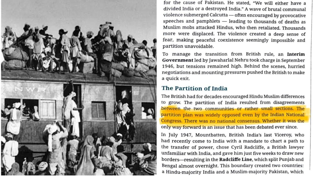 NCERT Revises Class 8 History Textbook, Says 'Congress Widely Opposed Partition'