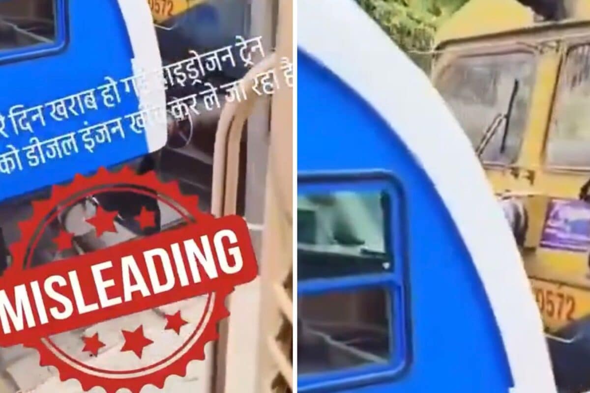 ‘Hydrogen Train Did Not Break Down After Inauguration’: Railways Fact-Checks Viral Video, Confirms Routine Maintenance Tow