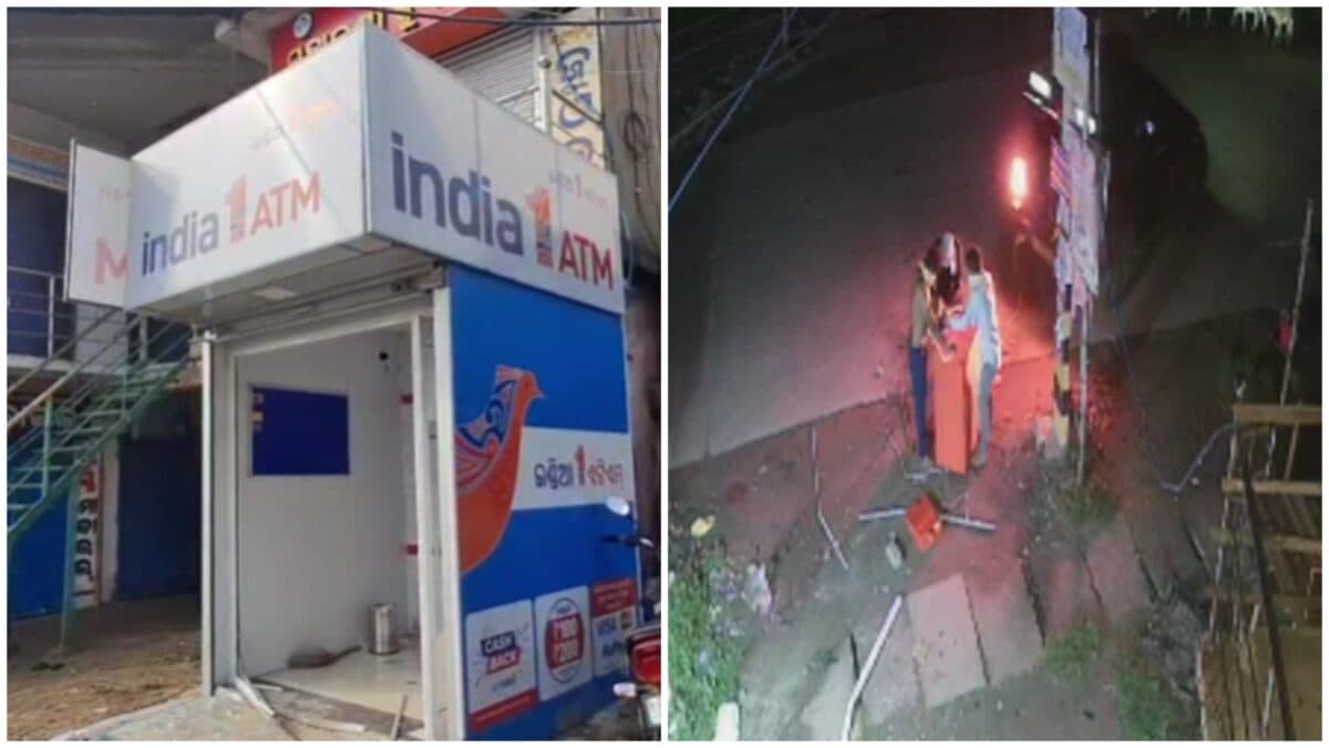 ATM Looted In Odisha's Balasore; Miscreants Drag Machine Out Of Kiosk Using Thar SUV |Video