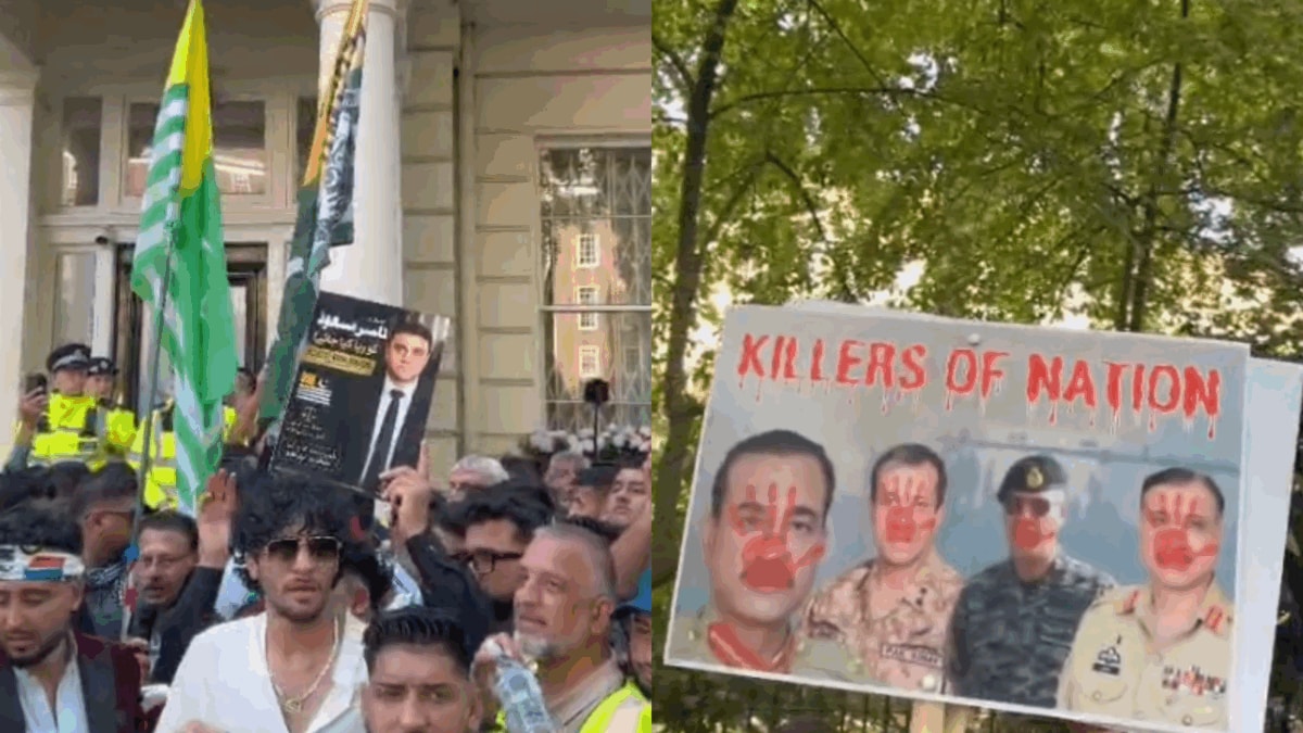 'Ye Jo Dehshat-Gardi Hai...': Thousands Protest In London Against Pakistan Army Crackdown In PoK