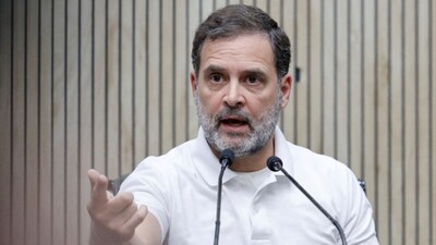 Leader of the opposition in the Lok Sabha and Congress MP Rahul Gandhi 