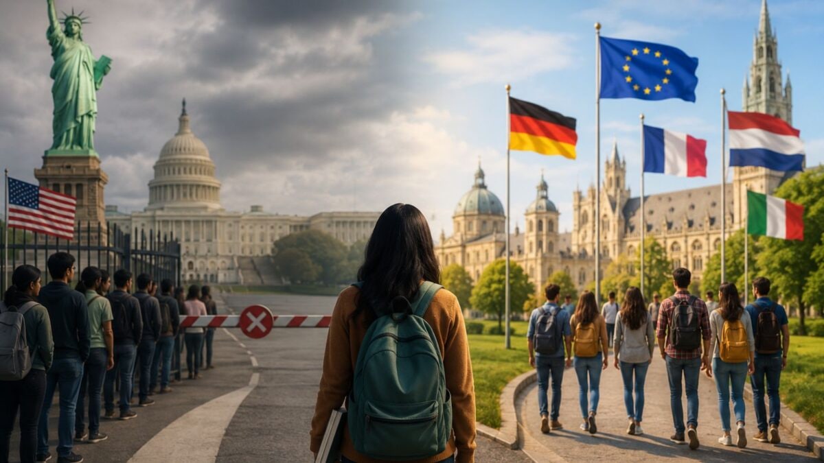The American Dream Is Fading. But Is Europe The Safe Bet Indian Students Think It Is?