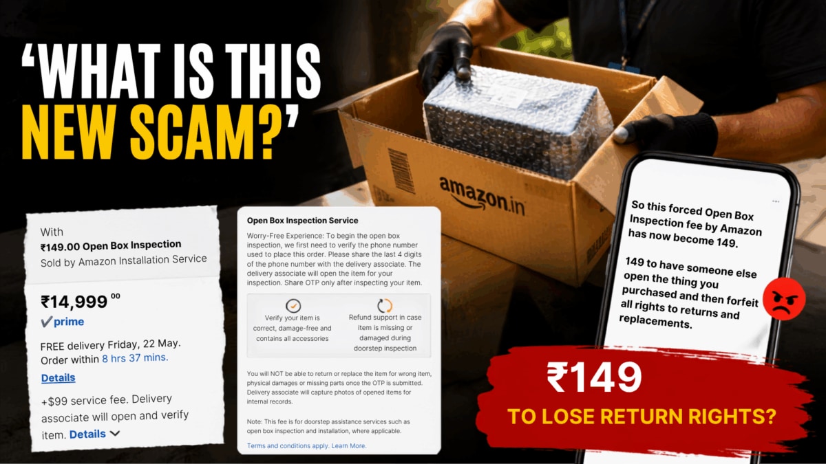 Amazon's ₹149 Open Box Inspection Fee Sparks Outrage