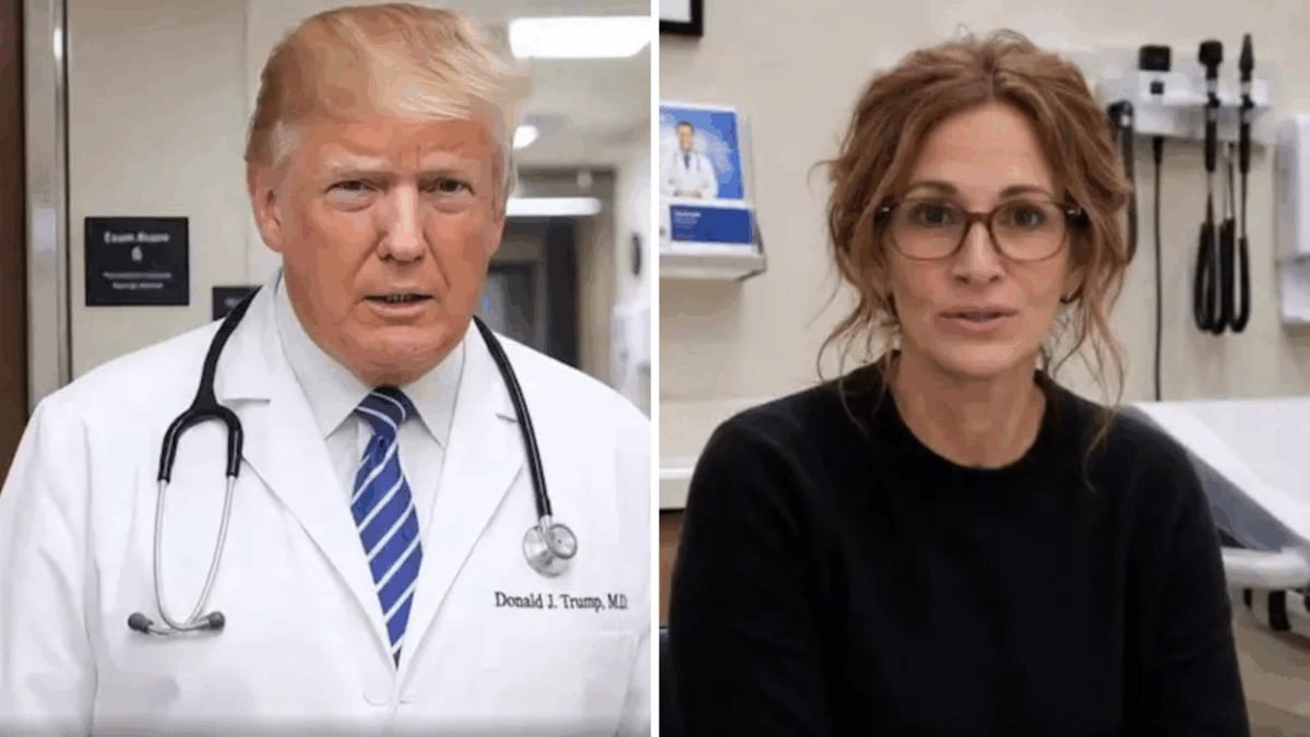 US President Shares AI Video As 'Doctor' Of 'Trump Derangement Syndrome', Features Julia Roberts