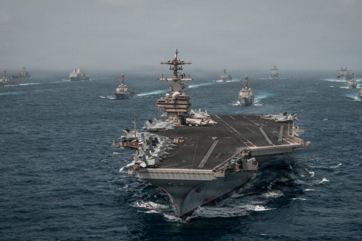 US Reimposes Naval Blockade On Iranian Ports, Over 20 Warships Deployed Across Region
