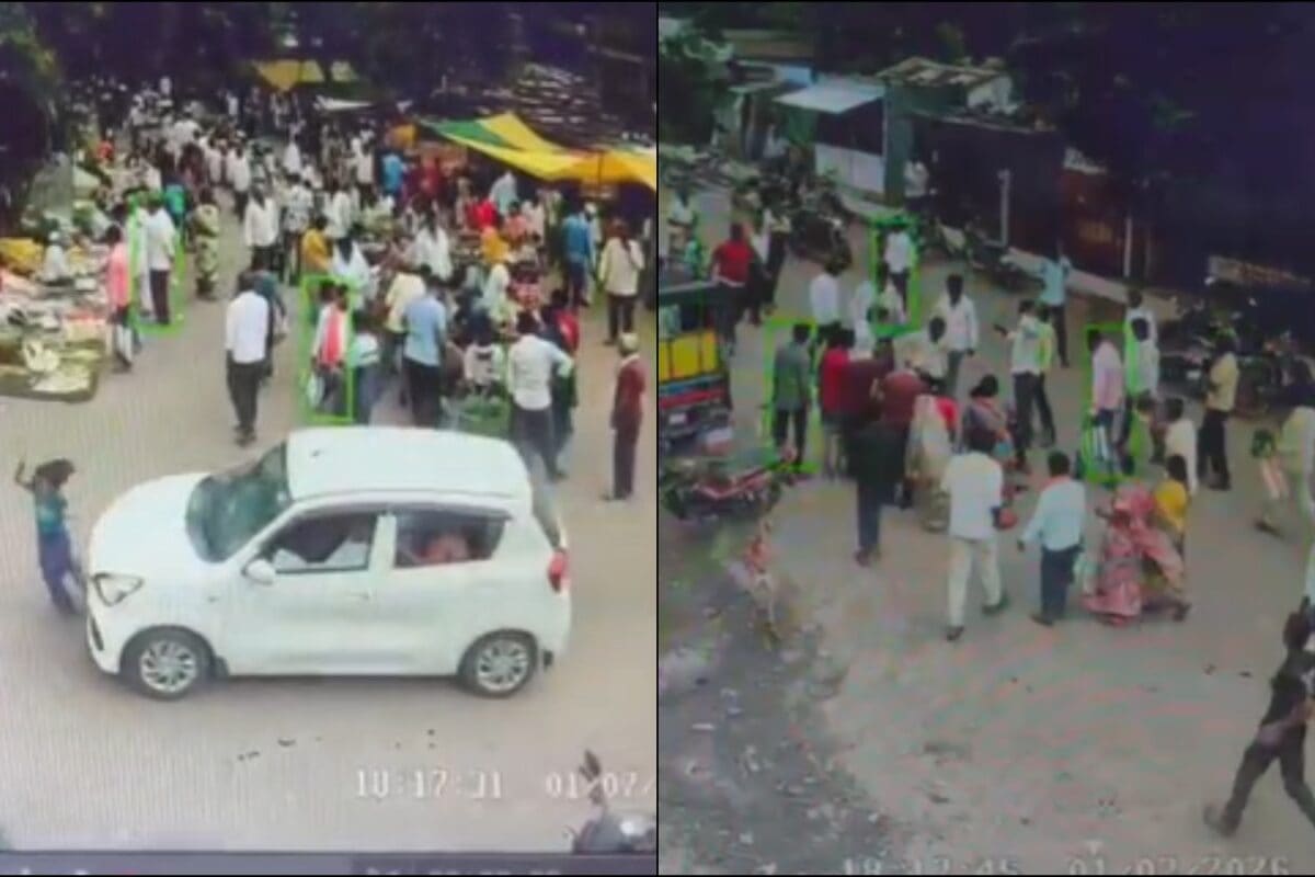 7-Year-Old Girl Killed After Speeding Car Hits Her In Maharashtra's Washim, CCTV Captures Horror