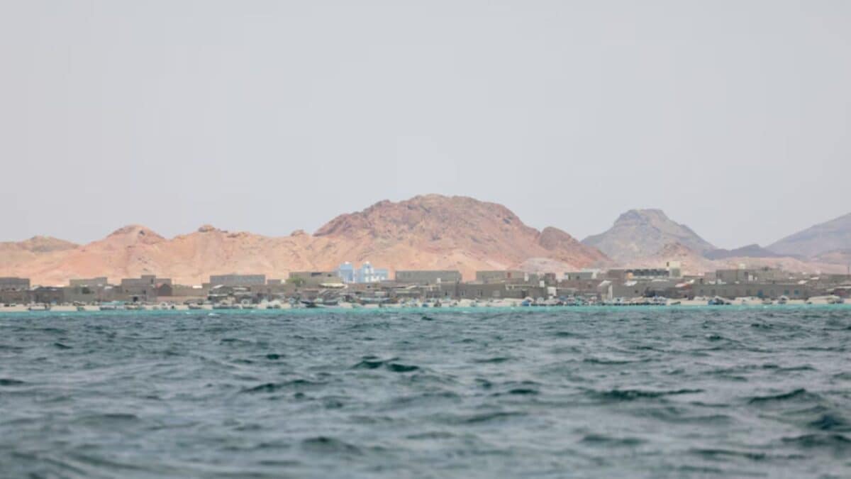 A view of a village on the coast of Bab al-Mandab. (Reuters File)